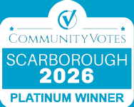 Community Votes Scarborough 2026 Platinum Winner